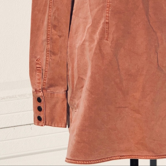 FREE PEOPLE Gorgeous Dust Pink Front Snap Jacket - Picture 9 of 16